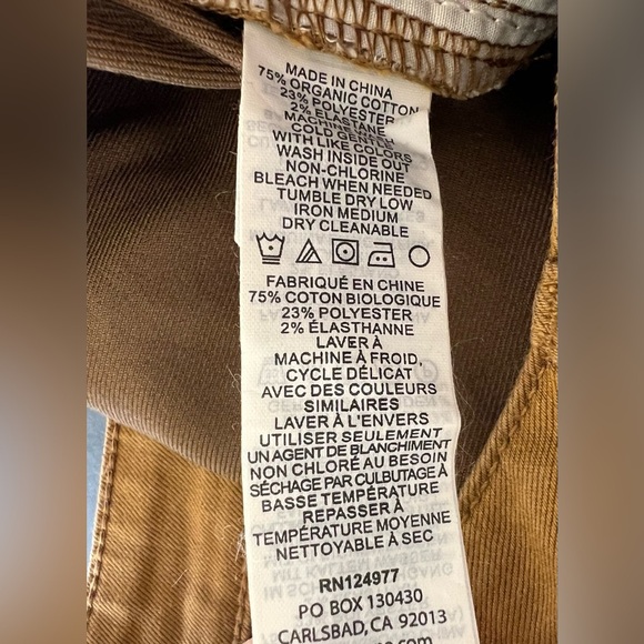 Prana Women’s Brown Pants - Picture 8 of 9